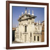 Cathedral of Mantua Façade-null-Framed Giclee Print