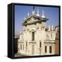 Cathedral of Mantua Façade-null-Framed Stretched Canvas