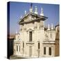 Cathedral of Mantua Façade-null-Stretched Canvas