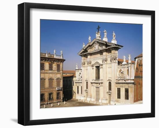 Cathedral of Mantua Facade-null-Framed Giclee Print