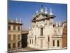 Cathedral of Mantua Facade-null-Mounted Giclee Print