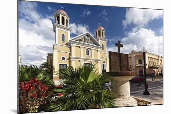 Cathedral of Mayaguez, Puerto Rico-George Oze-Mounted Photographic Print