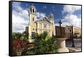 Cathedral of Mayaguez, Puerto Rico-George Oze-Framed Stretched Canvas