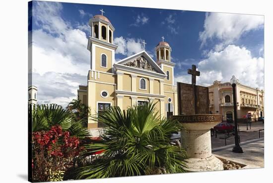Cathedral of Mayaguez, Puerto Rico-George Oze-Stretched Canvas