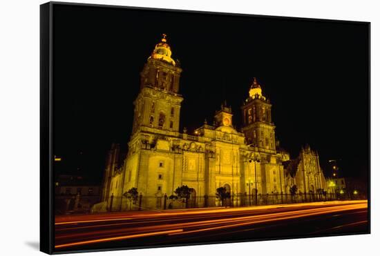 Cathedral of Mexico City-Jim Zuckerman-Framed Stretched Canvas