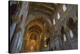 Cathedral of Monreale, Monreale, Palermo, Sicily, Italy, Europe-Marco Simoni-Stretched Canvas