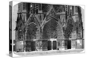 Cathedral of Notre-Dame, Reims, France, 1882-1884-Gautier-Stretched Canvas