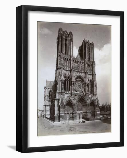 Cathedral of Notre-Dame, Reims, France, Late 19th or Early 20th Century-null-Framed Photographic Print