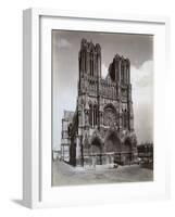 Cathedral of Notre-Dame, Reims, France, Late 19th or Early 20th Century-null-Framed Photographic Print