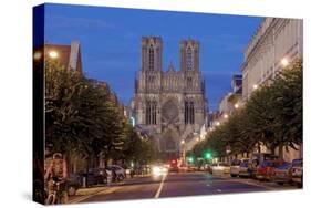 Cathedral of Notre Dame, Unesco World Heritage Site, Reims, Haute Marne, France-Charles Bowman-Stretched Canvas