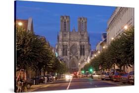 Cathedral of Notre Dame, Unesco World Heritage Site, Reims, Haute Marne, France-Charles Bowman-Stretched Canvas