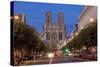 Cathedral of Notre Dame, Unesco World Heritage Site, Reims, Haute Marne, France-Charles Bowman-Stretched Canvas