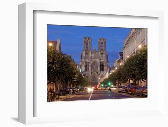 Cathedral of Notre Dame, Unesco World Heritage Site, Reims, Haute Marne, France-Charles Bowman-Framed Photographic Print