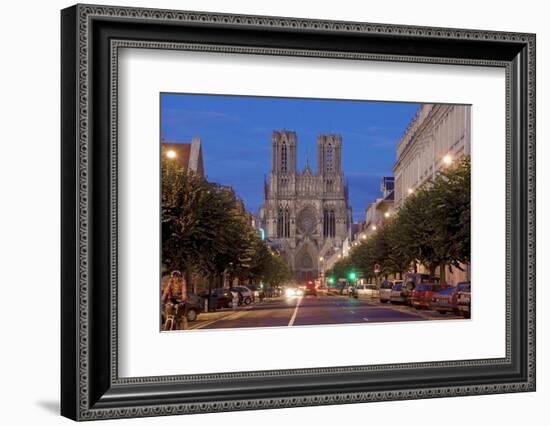 Cathedral of Notre Dame, Unesco World Heritage Site, Reims, Haute Marne, France-Charles Bowman-Framed Photographic Print