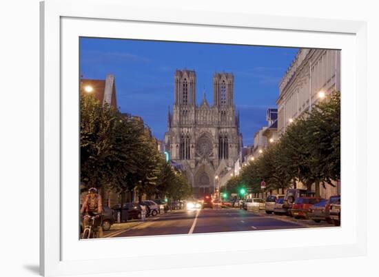 Cathedral of Notre Dame, Unesco World Heritage Site, Reims, Haute Marne, France-Charles Bowman-Framed Photographic Print