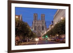 Cathedral of Notre Dame, Unesco World Heritage Site, Reims, Haute Marne, France-Charles Bowman-Framed Photographic Print