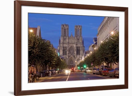 Cathedral of Notre Dame, Unesco World Heritage Site, Reims, Haute Marne, France-Charles Bowman-Framed Photographic Print