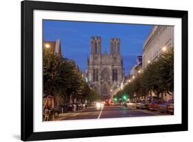 Cathedral of Notre Dame, Unesco World Heritage Site, Reims, Haute Marne, France-Charles Bowman-Framed Photographic Print