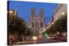 Cathedral of Notre Dame, Unesco World Heritage Site, Reims, Haute Marne, France-Charles Bowman-Stretched Canvas