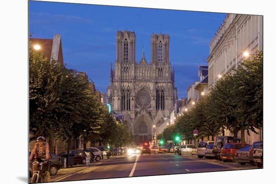 Cathedral of Notre Dame, Unesco World Heritage Site, Reims, Haute Marne, France-Charles Bowman-Mounted Premium Photographic Print