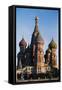 Cathedral of Protection of Most Holy Theotokos on Moat, also known as Saint Basil's Cathedral-null-Framed Stretched Canvas