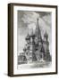 Cathedral of Protection of Most Holy Theotokos on Moat or Saint Basil's Cathedral on Red Square in-null-Framed Giclee Print