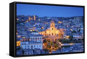 Cathedral of San Giorgio, Modica, Sicily, Italy-Neil Farrin-Framed Stretched Canvas