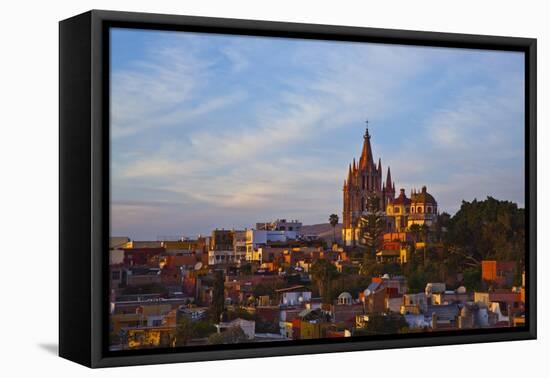 Cathedral of San Miguel De Allende at Sunset-Craig Lovell-Framed Stretched Canvas