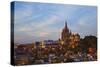 Cathedral of San Miguel De Allende at Sunset-Craig Lovell-Stretched Canvas