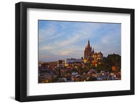 Cathedral of San Miguel De Allende at Sunset-Craig Lovell-Framed Premium Photographic Print