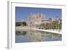 Cathedral of Santa Maria of Palma (La Seu) and Almudaina Palace at Parc De La Mar-Markus Lange-Framed Photographic Print