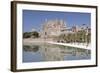 Cathedral of Santa Maria of Palma (La Seu) and Almudaina Palace at Parc De La Mar-Markus Lange-Framed Photographic Print