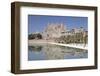 Cathedral of Santa Maria of Palma (La Seu) and Almudaina Palace at Parc De La Mar-Markus Lange-Framed Photographic Print