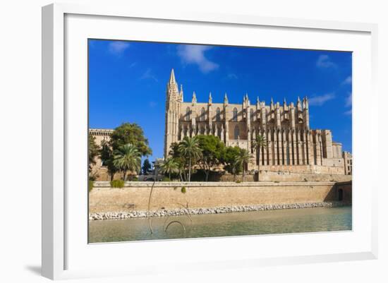 Cathedral of Santa Maria of Palma, Majorca, Balearic Islands, Spain.-Nico Tondini-Framed Photographic Print