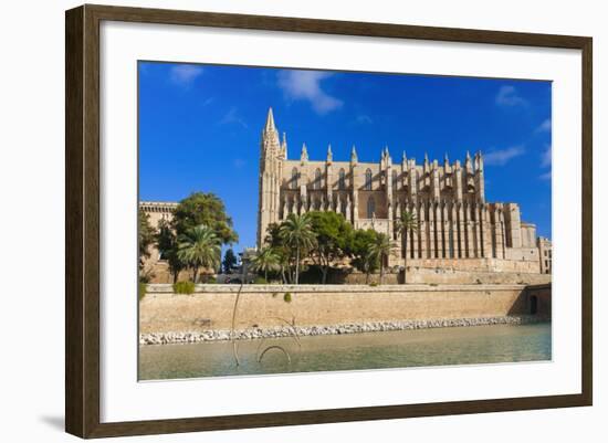 Cathedral of Santa Maria of Palma, Majorca, Balearic Islands, Spain.-Nico Tondini-Framed Photographic Print