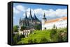 Cathedral of St. Barbara and Jesuit College, Kutna Hora, Czech Republic-phbcz-Framed Stretched Canvas