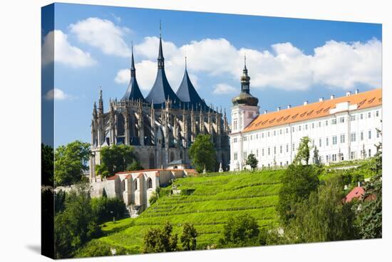 Cathedral of St. Barbara and Jesuit College, Kutna Hora, Czech Republic-phbcz-Stretched Canvas