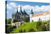 Cathedral of St. Barbara and Jesuit College, Kutna Hora, Czech Republic-phbcz-Stretched Canvas