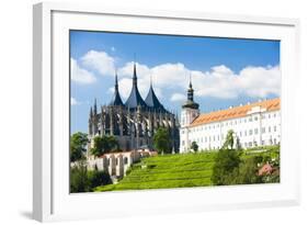 Cathedral of St. Barbara and Jesuit College, Kutna Hora, Czech Republic-phbcz-Framed Photographic Print