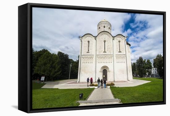 Cathedral of St. Dimitry, UNESCO World Heritage Site, Vladimir, Golden Ring, Russia, Europe-Michael Runkel-Framed Stretched Canvas