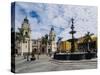 Cathedral of St. John the Apostle and Evangelist, Plaza de Armas, Lima, Peru, South America-Karol Kozlowski-Stretched Canvas