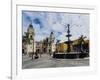 Cathedral of St. John the Apostle and Evangelist, Plaza de Armas, Lima, Peru, South America-Karol Kozlowski-Framed Photographic Print