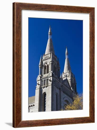 Cathedral of St Joseph, Sioux Falls, South Dakota, USA-Walter Bibikow-Framed Photographic Print