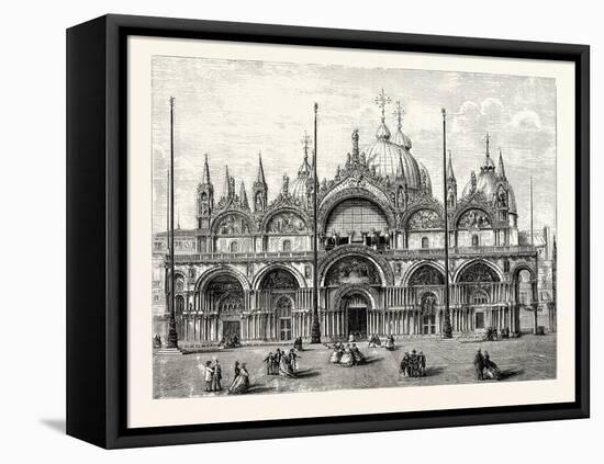 Cathedral of St. Mark Venice-null-Framed Stretched Canvas