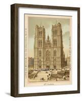 Cathedral of St Michael and St Gudula, Brussels-null-Framed Giclee Print