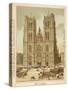 Cathedral of St Michael and St Gudula, Brussels-null-Stretched Canvas