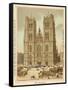 Cathedral of St Michael and St Gudula, Brussels-null-Framed Stretched Canvas