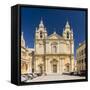 Cathedral of St Paul in Mdina on Malta-enricocacciafotografie-Framed Stretched Canvas