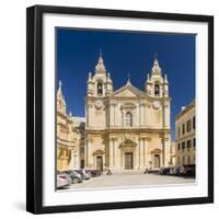 Cathedral of St Paul in Mdina on Malta-enricocacciafotografie-Framed Photographic Print