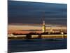 Cathedral of St. Peter and St. Paul at Dusk, St. Petersburg, Russia, Europe-Vincenzo Lombardo-Mounted Photographic Print